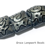 11205004 - Seven Gray Pearl Surface w/Black Pillow Beads