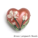 11832505 - Ivory Mist Flower on Coral Heart