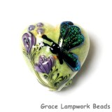 11834905 - Green Sparkle Garden Butterfly Heart