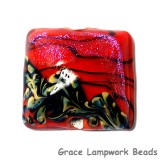 11836604 - Passion Pink Shimmer Pillow Focal Bead