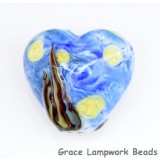 The starry night glass heart