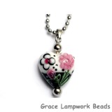 HN-11809305 - Aunt Evelyn's Garden Heart Necklace