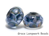 10410601 - Seven Soft Blueberry Rondelle Beads
