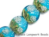 10414412 - Four Dandelion Wishes Lentil Beads