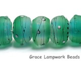 10508801 - Seven Emerald City Rondelle Beads
