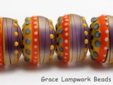 11008821 - Six Barcelona Matte Rondelle Beads