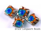 Yellowstone Midway Geyser Basin grace lampwork beads artisan handmade glass beads SRA