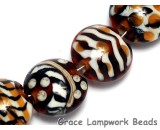 10302602 - Seven Animal Prints Lentil Beads
