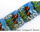 10414114 - Four Red Calla Lily Lake Pillow Beads