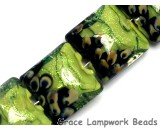 10507714 - Four Spring Green Shimmer Pillow Beads