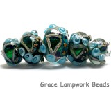 10508311 - Five Mirage Lake Graduated Rondelle Beads