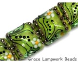 10508414 - Four Spring Green Florals Pillow Beads