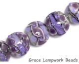 10605202 - Seven Lavender Rock River Lentil Beads