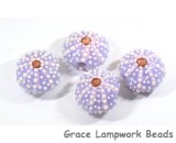 Purple sea urchin beads