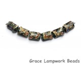 10902303 - Six Cheyenne Rock Mini Kalera Beads
