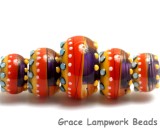 11008911 - Five Barcelona Gloss Graduated Rondelle Beads