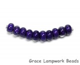 SP018 - Ten Indigo Dichroic Spacer Beads
