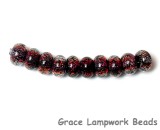 SP022 - Ten Hot Lava Dichroic Spacer Beads