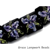 10205714 - Four Purple Iris Pillow Beads