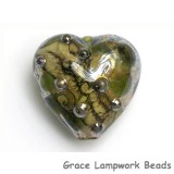 11813905 - Green w/Silver Foil Heart