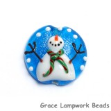 11839802 - Juggling Snowman Lentil Focal Bead