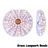 Purple See Urchin Glass Beads