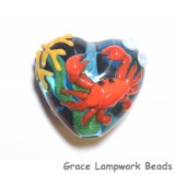 Red Crab Glass Beads Grace Lampwork Beads 