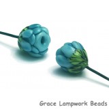 GHP-06: Powder Blue Floral Headpin