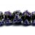 10205701 - Seven Purple Iris Rondelle Beads