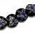 10205712 - Four Purple Iris Lentil Beads
