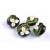 10509012 - Four White Iris Lentil Beads