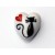 11840505 - Loving Cat Heart Bead