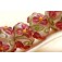 10109301 - Seven Fuchsia Flower Rondelle Beads