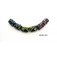 10201203 - Six Black Based Fiesta Mini Kalera Beads