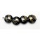 10204112 - Four Elegant Black Metallic Lentil Beads