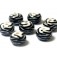 10204401 - Seven Zebra Stripes Rondelle Beads