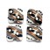 10204514 - Four Sophisticated Trio Pillow Beads