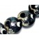 10204812 - Four Sable Celestial Lentil Beads