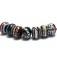 10205301 - Seven Dakota Quilt Rondelle Beads
