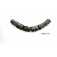 10301103 - Six Black w/Silver Ivory String Mini Kalera Beads