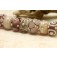 10301701 - Seven Amethyst w/Light Ivory Rondelle Beads