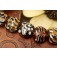 10302602 - Seven Animal Prints Lentil Beads