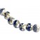 10405702 - Seven Ink Blue w/White Lentil Beads
