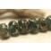 10406701 - Seven Ocean Blue w/Silver Foil Rondelle Beads
