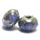 10407801 - Seven Lavender w/Metal Dots Rondelle Beads
