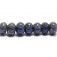 10407801 - Seven Lavender w/Metal Dots Rondelle Beads