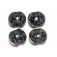10408212 - Four Blues Free Style Boro Lentil Beads