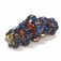 10408411 - Five Graduated Multi-Colored Rondelle Beads