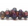 10408411 - Five Graduated Multi-Colored Rondelle Beads