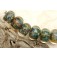 10409821 - Six Yellow w/Blue Rondelle Beads